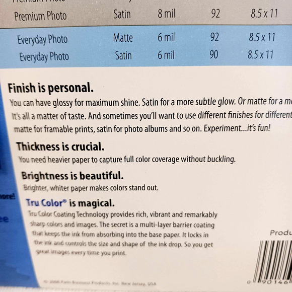 PRINT WORKS Glossy Photo Paper 8.5x11'' High Quality 18 Sheets - Picture 16 of 16